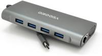 Разветвитель Veggieg USB-C 7-in-1 USB-C + 3xUSB 3.0 + HDMI + 3.5mm + SD TC11-S