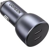 Зарядка Ugreen 2xUSB-С 40W Car Charger CD213 space gray 70594