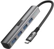 Разветвитель Armorstandart USB-C to 4USB Grey ARM69364