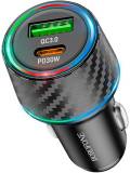 Зарядка BOROFONE 1xUSB-C PD30W + 1xUSB QC3.0 48W car adapter black 6941991101175