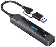 Разветвитель XoKo USB-C 5-in-1 USB 3.0 + USB 2.0 + SD/TF + RJ45 100M XK-AC-350