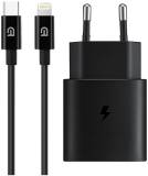 Зарядка Armorstandart AR-TA800 25W USB-C + cable USB-C to Lightning blac ARM77721