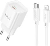 Зарядка HOCO C146A Charm USB-C PD20W + cable USB-C to Lightning 6942007630252