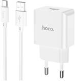 Зарядка HOCO C106A Leisure USB + cable USB to USB-C 10.5W White 6931474783912