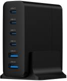 Зарядка Gembird 4xUSB-C PD25W + 2xUSB QC3.0 18W black TA-UC-2A4C-PD75-01-BK