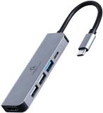Разветвитель CABLEXPERT USB-C 5-in-1 (hub/HDMI/PD) A-CM-COMBO5-03