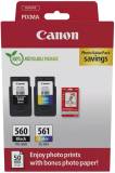 Картридж Canon PG-560/CL-561 BK+Color, + Photo Paper, Value Pack 3713C008