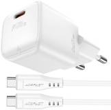 Зарядка ACEFAST USB-C 30W Gan A77 mini + USB-C cable Fast Charger 6974316282853