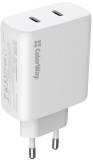 Зарядка ColorWay GaN Mini 50W PD Port PPS USB (Type-C PD 30W + Type CW-CHS050PD-WT