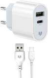 Зарядка Madeinfuture MFS12 12W 1xUSB-A + 1xUSB-C + cable USB-A to USB-C MIF82822