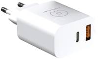 Зарядка Wuw C172 1xUSB-C PD20W + 1xUSB QC3.0 18W Black 6972573335381