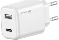 Зарядка Grand-X CH-890 Fast Charge 1xUSB-C PD20W + 1xUSB QC4.0 + A
