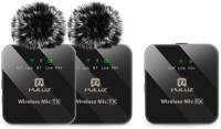 Микрофон Puluz PULUZ 2 TX + 1 RX Wireless  black PU3154B