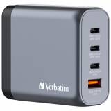 Зарядка Verbatim GaN 140 W 4 ports (2xUSB-C-140 W,USB-C 20 W /USB-A 32203