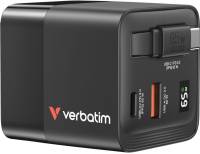 Зарядка Verbatim GaN 65 W 2 ports (USB-C/1xUSB-A) 32217