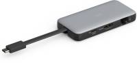 Разветвитель Digitus USB-C > HDMI/2xUSB-A/USB-C/SD/MicroSD/RJ54 DA-70914