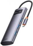 Разветвитель Baseus USB-C 4-in-1 4xUSB 3.0 gray WKWG070013