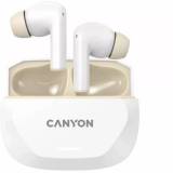 Часы Canyon Hexagon 7 TWS ANC+ENC Wireless Charge White/Beige CNS-TWS7WB