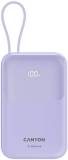 Павербанк Canyon 10000mAh OnPower 101 PD/22.5W built-in cable Purpl CNS-CPB101PU