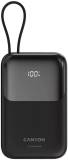 Павербанк Canyon 10000mAh OnPower 101 PD/22.5W built-in cable Black CNS-CPB101BK