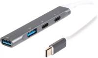 Разветвитель Maxxter USB-C to 1xUSB 3.0 + 1xUSB 2.0 + 2xUSB-C HU3C-4P-03