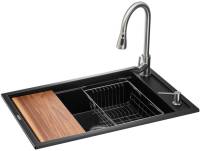 Мойка GRANADO Basic Estella black (+ змішувач Campo LUX inox + д ksg0101