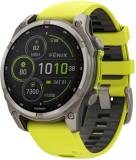 Часы Garmin fenix 8 47mm,Saph Solar, BareTi/Graphite,AmpYe/Grp 010-02906-21