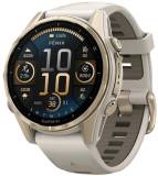 Часы Garmin fenix 8 43mm, AMOLED, Saph, SftGldSS/FgGry, FogGry 010-02903-11