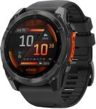 Часы Garmin fenix 8 51mm, AMOLED, Glass/SS, SlateGray Steel/Bl 010-02905-00