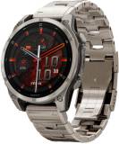 Часы Garmin fenix 8 47mm, AMOLED, Saph, Ti/Bare/Graphite w/TiB 010-02904-40