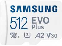 Флеш-карта Samsung 512 GB microSDXC Class 10 UHS-I U3 V30 A2 EVO Plus MB-MC512SA/EU