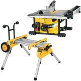 Пила DeWALT 1850 Вт, 5800 об/хв, 210х30 мм, + стіл DE7400 DWE7485RS