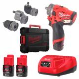 Шуруповерт Milwaukee M12 FPDXKIT-202X, 44Нм, 2x2Аг, 2 насадки, кейс 4933464138