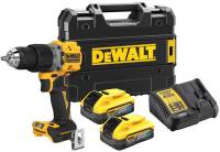 Шуруповерт DeWALT XR Li-Ion PowerStack 18 В, 2x5Ah, 90 Нм, 0-650/0-2 DCD805H2T