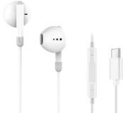 Наушники Ergo VM-730 Type-C Earphones White VM-730W