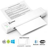 Принтер Ukrmark M08-WT А4, Bluetooth, USB, білий 900883