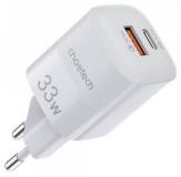 Зарядка Choetech GaN USB-A/USB-C 33W QC3.0/PD/PPS PD5006-EU-WH