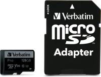 Флеш-карта Verbatim 128GB microSDXC class 10 UHS-I PRO 47044