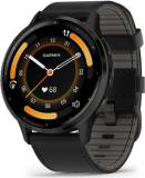 Часы Garmin Venu 3, Black + Slate, Leather, GPS 010-02784-52