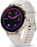 Часы Garmin Venu 3S, Ivory + Soft Gold, GPS 010-02785-04