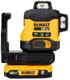 Прибор DeWALT 18В XR Li-Ion, зелений промінь, 2Ah, ЗУ, кейс DCLE34031D1