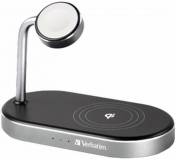 Зарядка Verbatim 3in1 Apple Watch and iPhone Charging Stand 49556