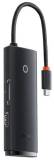 Разветвитель Baseus USB-C 6-in-1 HDMI + 2xUSB 3.0 + USB-C + SD/TF blac WKQX050001