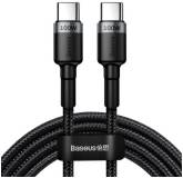 Кабель Baseus USB-C to USB-C 2.0m 100W 5A black-grey CATKLF-ALG1