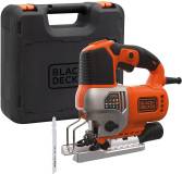 Электролобзик Black&Decker 50 Вт, 1000 - 3100 хід/хв, 2.2 кг, кейс BES610K