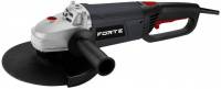 Болгарка FORTE AG 26-230S 2600Вт, 230мм 87493