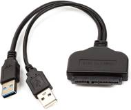 Аксессуар PowerPlant 2*USB 3.0 to SATA III, 15 cm CA913138