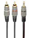 Кабель CABLEXPERT 3.5mm M to 2xRCA M 1.5m CCA-352-1.5M