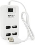 Разветвитель VOLTRONIC USB 2.0 to 4xUSB with power switch white YT-HWS4-W