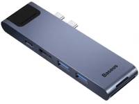 Разветвитель Baseus USB-C Thunderbolt 7-in-1 2xUSB 3.0 + 1xUSB-C PD + CAHUB-L0G